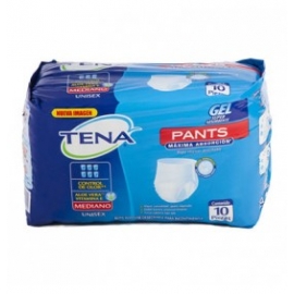 TENA CALZON PANTS 10 MED - Envío Gratuito