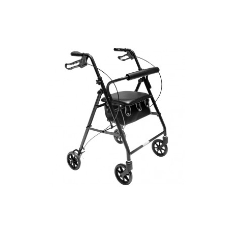 Andadera negra rollator 2025 - Envío Gratuito