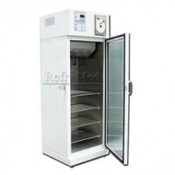 Refrigerador vertical de 17 pies para laboratorio de acero inoxidable esmaltado con 1 puerta sólida - Envío Gratuito