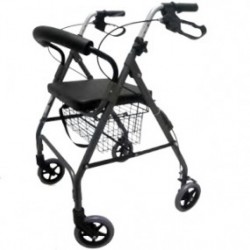 Andadera caminadora plegable ROLLATOR de aluminio - Envío Gratuito