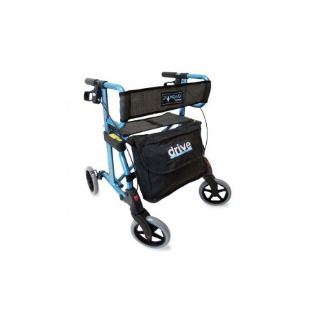 Andadera Rollator Diamond azul con bolsa 740B - Envío Gratuito