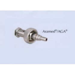 Conector enchufe rápido para "Aramed" CO2 para manguera 5/16" (8mm) - Envío Gratuito