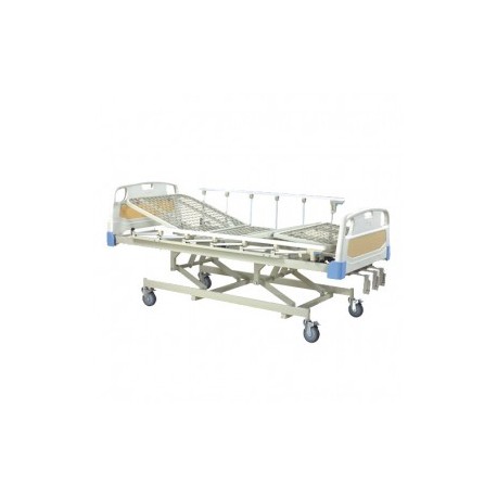 Cama para hospital manual 3 manivelas 3 posiciones - Envío Gratuito