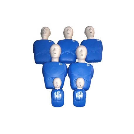 Maniquí RCP prompt 7 pack (5 Adultos 2 niños) - Envío Gratuito