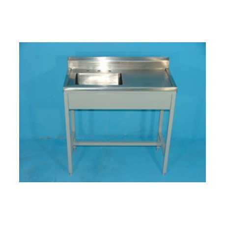 Lavabo Pasteur derecho de 120 cm de acero inoxidable - Envío Gratuito