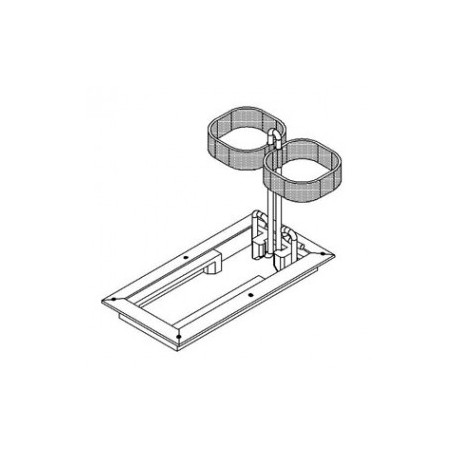 Porta sueros embutido fabricado en aluminio - Envío Gratuito