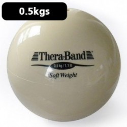 Pelota carga ligera 0.5 kg, theraband, diámetro 11.5 cm - Envío Gratuito