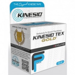 Cinta para correccion muscular kinesio gold 5.08 cm x 5 metros azul nano-touch - Envío Gratuito