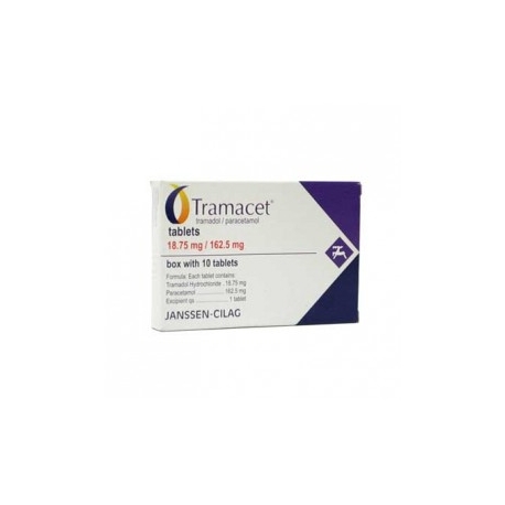 Tramacet 10 Tabletas 18.75mg (162.5mg) - Envío Gratuito