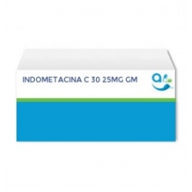 INDOMETACINA C 30 25MG GM 1ER - Envío Gratuito