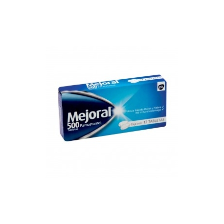 MEJORAL 500 T 12 PARACETAMOL - Envío Gratuito