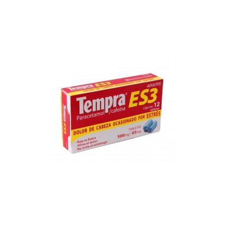 TEMPRA ES3 T 12 500MG/65MG - Envío Gratuito