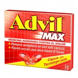 ADVIL MAX C 10 400MG - Envío Gratuito