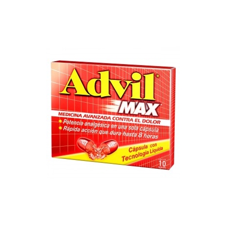 ADVIL MAX C 10 400MG - Envío Gratuito