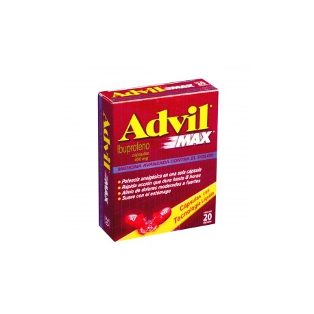 ADVIL MAX C 20 400MG - Envío Gratuito