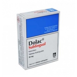 Dolac 2 Tabletas Sublinguales 30mg - Envío Gratuito