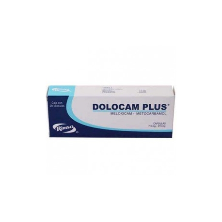 Dolocam Plus 20 Cápsulas 7.5mg (215mg) - Envío Gratuito