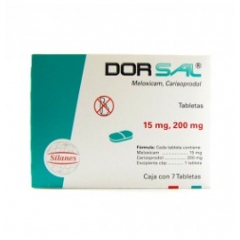 Dorsal 7 Tabletas 15mg (200mg) - Envío Gratuito