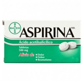 Aspirina 100 Tabletas 500mg - Envío Gratuito