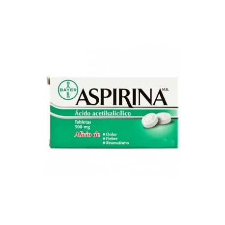 Aspirina 100 Tabletas 500mg - Envío Gratuito