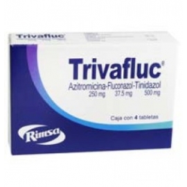 Trivafluc 4 Tabletas 250 (37.5/500mg) - Envío Gratuito