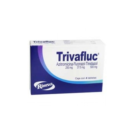 Trivafluc 4 Tabletas 250 (37.5/500mg) - Envío Gratuito