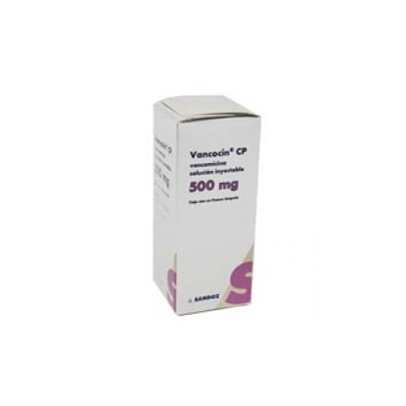 Vancocin Solución Inyectable 500mg - Envío Gratuito