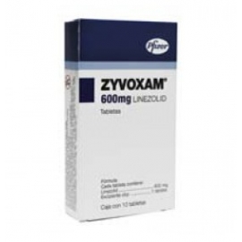 Zyvoxam 10 Tabletas 600mg - Envío Gratuito