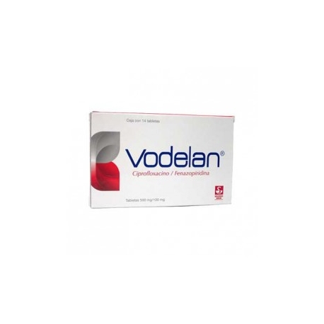 Vodelan 14 Tabletas 500mg (100mg) - Envío Gratuito