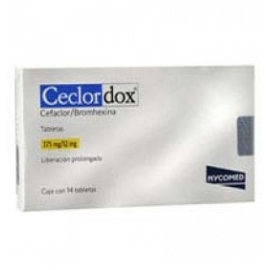 Ceclordox 14 Tabletas 375mg (12mg) - Envío Gratuito