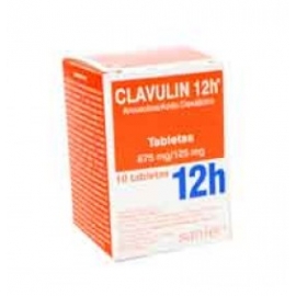 Clavulin 12h 10 Tabletas 875mg (125mg) - Envío Gratuito