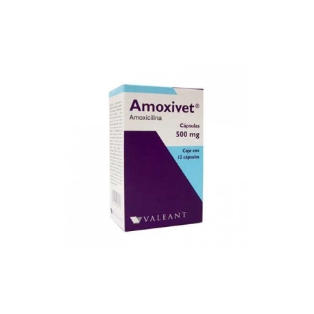 Amoxivet 12 Cápsulas 500mg - Envío Gratuito