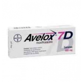 Avelox 7 Tabletas 400mg - Envío Gratuito