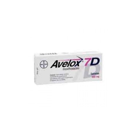 Avelox 7 Tabletas 400mg - Envío Gratuito