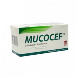 Mucocef Suspensión 100ml (439mg) - Envío Gratuito