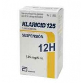 Klaricid 12H Suspensión 60ml (125mg) - Envío Gratuito