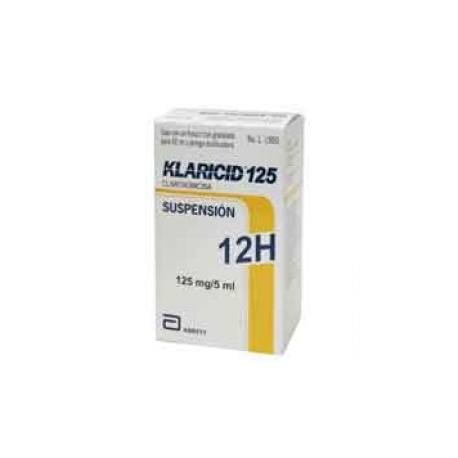 Klaricid 12H Suspensión 60ml (125mg) - Envío Gratuito