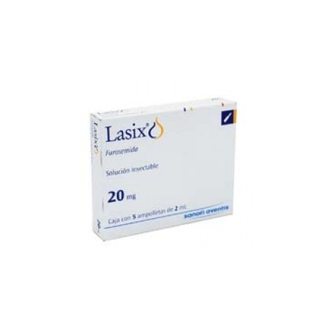 Lasix 5 Ampolletas 2ml (20mg) - Envío Gratuito