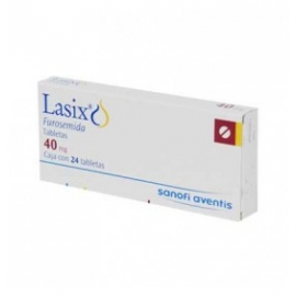 Lasix 24 Tabletas 40mg - Envío Gratuito