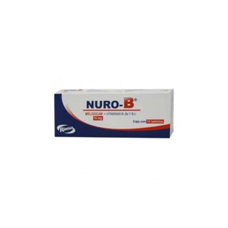 NURO B 10 TABLETAS 15MG - Envío Gratuito