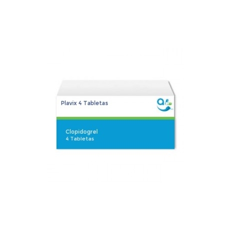 Plavix 4 Tabletas 300mg - Envío Gratuito