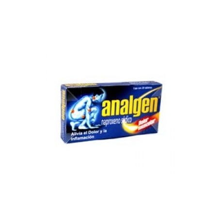 Analgen 20 Tabletas Muscular - Envío Gratuito