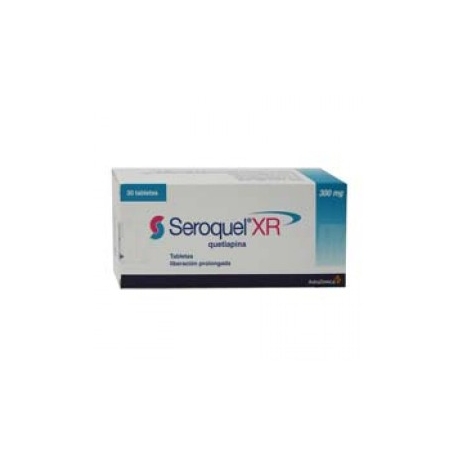 Seroquel Xr 30 Tabletas De Liberación Inmediata 300mg - Envío Gratuito