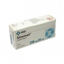 Sinemet 30 Tabletas 250mg (25mg) - Envío Gratuito