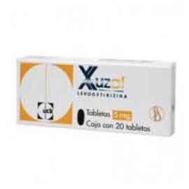 XUZAL T 20 5MG - Envío Gratuito