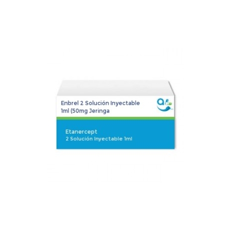 Enbrel 2 Solución Inyectable 1ml (50mg Jeringa Prelle) - Envío Gratuito