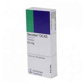 Secotex Ocas 20 Tabletas 0.4mg - Envío Gratuito