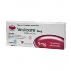 Vesicare 10 Tabletas 5mg - Envío Gratuito