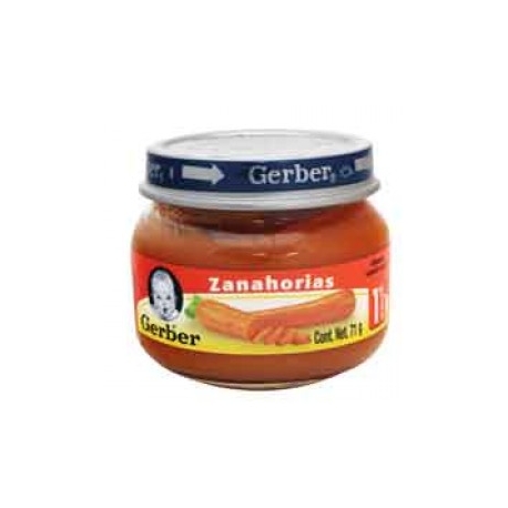 GERBER COMIDA ZANAH 1A 71G - Envío Gratuito