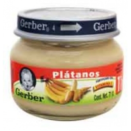 GERBER FRUT PLATANO 1A 71G - Envío Gratuito